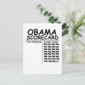 ブッシュを責める ポストカード (スタンド正面)