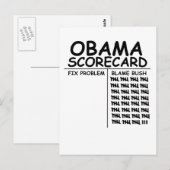 ブッシュを責める ポストカード (正面/裏面)