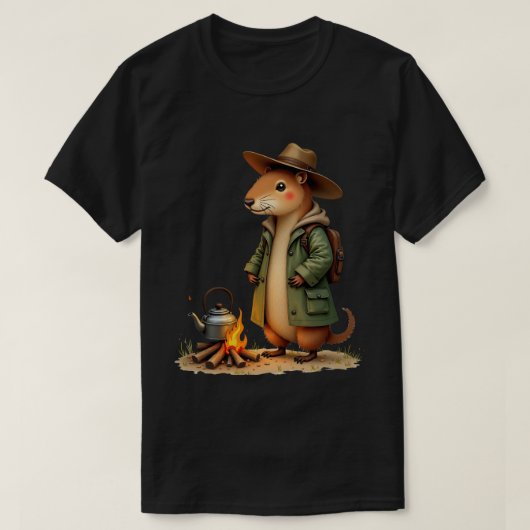 ブッシュウォンバット Tシャツ (デザイン正面)