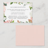 ブッシュウォーターカラーガーデンウェディングアコモデーション エンクロージャーカード (正面/裏面)