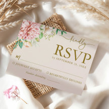 ブッシュウォーターカラーハイドランジアの結婚式返信カード