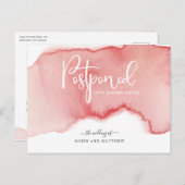 ブッシュウォーターカラー延期結婚発表 ポストカード (正面/裏面)