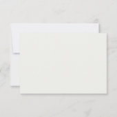 ブッシュウォーターカラー結婚式返信カード 出欠カード (裏面)