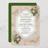 ブッシュガーデンビクトリアンの確認 招待状 (正面/裏面)