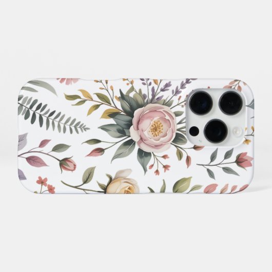 ブッシュガーデンローズ iPhoneケース (裏面横)