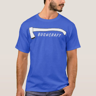 ブッシュクラフシンプルトの斧のアウトライン2 Tシャツ