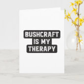 ブッシュクラフトサバイバルセラピーブッシュクラフターギフトアイディア カード (黄色い花)