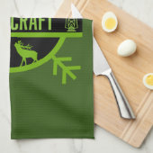 ブッシュクラフト自然サバイバリスト キッチンタオル (四つ折り)