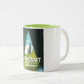 ブッシュクラフト「Visit Mother Nature's wilderness」 ツートーンマグカップ (正面右)