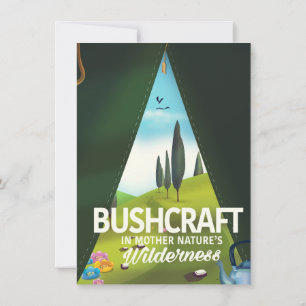 ブッシュクラフト「Visit Mother Nature's wilderness」 招待状
