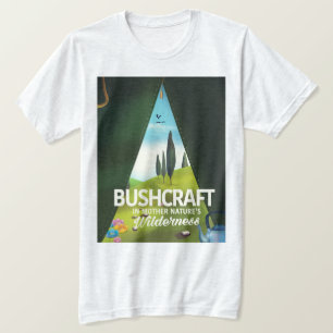 ブッシュクラフト「Visit Mother Nature's wilderness」 Tシャツ