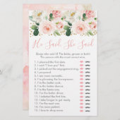 ブッシュゴールド フローラル 誰が言ったか ゲーム (正面/裏面)