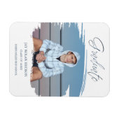 ブッシュストロークお洒落タイポグラフィ大学院 マグネット (横)