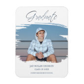 ブッシュストロークお洒落タイポグラフィ大学院 マグネット (縦)