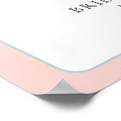 ブッシュスーツケース ミス・トゥ・ミセス ウェルカムサイン  ブライズシャワー ポスター (角)