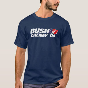 ブッシュチェイニー2004キャンペーンヴィンテージブッシュ2004 Tシャツ
