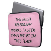 ブッシュテレグラフ ラップトップスリーブ (正面左)