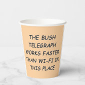 ブッシュテレグラフ 紙コップ (裏面)