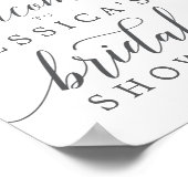 ブッシュハイドランジアのウェルカムサイン 結婚前のお披露目 ポスター (角)