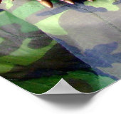 ブッシュハットとジャングルブーツのポスター ポスター (角)