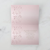 ブッシュピンクとシャンパンの花の感謝カード サンキューカード (内部)