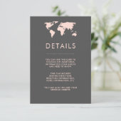 ブッシュピンクとスモーキーグレーの世界地図 ゲスト詳細 エンクロージャーカード (スタンド正面)