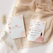 ブッシュピンクのキンバランタへの招待状 招待状