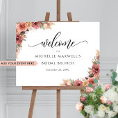 ブッシュピンクのパンパスグラス ウェルカムサイン 結婚式/その他 ポスター