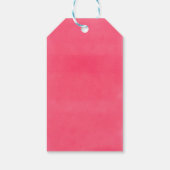 ブッシュピンクのブライズシャワー ギフトタグ (裏面)