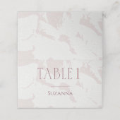 ブッシュピンクの結婚前お祝い会の名札 プレイスカード (外部開封)