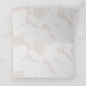 ブッシュピンクの結婚前お祝い会の名札 プレイスカード (内部開封)