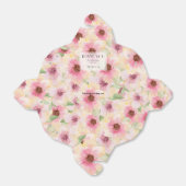 ブッシュピンクの花のテイクアウト フェイバーボックス (折り畳みなし)