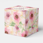 ブッシュピンクの花の感謝 フェイバーボックス (裏面サイド)