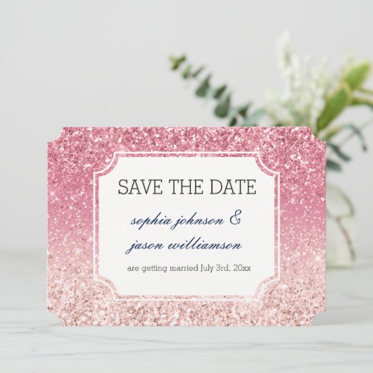 ブッシュピンクグリッター Save the Date セーブザデート (スタンド正面)