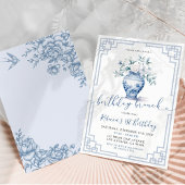 ブッシュピンクペオニーチノイスリー誕生日ブランチ 招待状