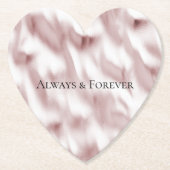 ブッシュピンク グラム ウェディング ペーパーコースター