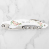 ブッシュピンク ローズゴールド ウェディングシャワー ソムリエナイフ (正面)