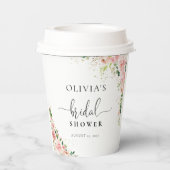 ブッシュピンク ローズゴールド ウェディングシャワー 紙コップ (裏面)