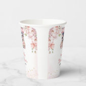 ブッシュピンク 彼女は市場から消えた！ ブライダルシャワー 紙コップ (左)