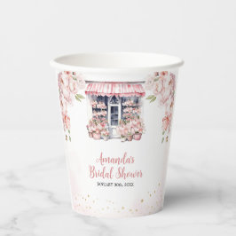 ブッシュピンク 彼女は市場から消えた ブライダルシャワー 紙コップ