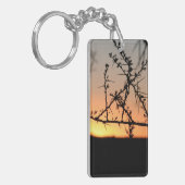 ブッシュフェルトのを持つアストライプフリカ・バーチェルのゼブラ キーホルダー (正面左)