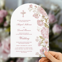 ブッシュフラワーアーチ宗教的な結婚式