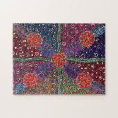 ブッシュプラム伝統的と体絵を描 ジグソーパズル (横)