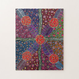 ブッシュプラム伝統的と体絵を描 ジグソーパズル