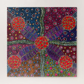 ブッシュプラム伝統的と体絵を描 ジグソーパズル (横)