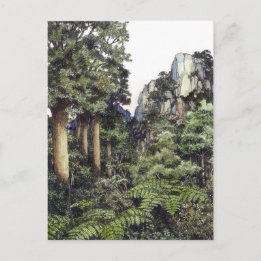 ブッシュプリントニュージーランド ポストカード