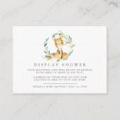 ブッシュベビーカンガルー赤ちゃんシャワーギフトディスプレイ エンクロージャーカード (正面)