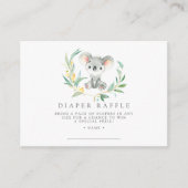 ブッシュベビーコアラおむつラッフルチケットカード エンクロージャーカード (正面)