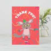 ブッシュベビーサンキューカード（水平） サンキューカード (スタンド正面)