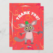 ブッシュベビーサンキューカード（水平） サンキューカード (正面/裏面)